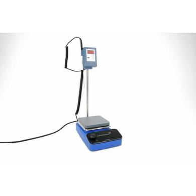 Stuart SS150B Analogue Aluminium Hotplate Blue with SCT1 Temperature Probe-cover