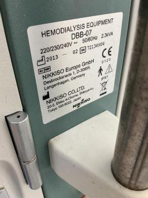 Nikkiso DBB-07 Hemodialysis Machine for Clinical Renal Treatment-cover