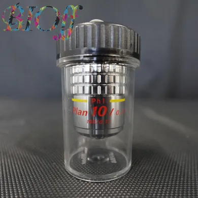 Nikon Plan 10x 0.30 DL 160/0.17 Ph1 Phase Contrast Microscope Objective