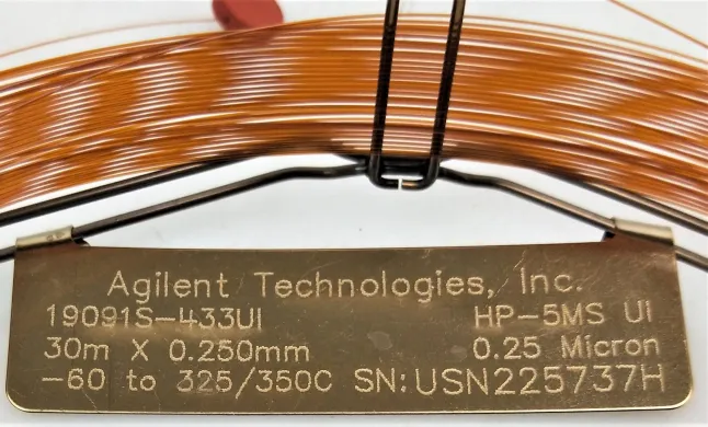Agilent HP-5MS UI (19091S-433UI) Ultra Inert Capillary GC Column, 30m x 0.25mm x 0.25µm