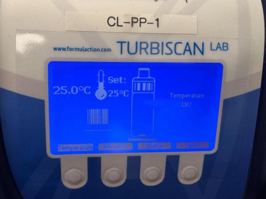 Formulaction TURBISCAN LAB Analytical Stability Analyzer with Integrated Touchscreen-cover