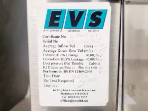 Nuaire NU-S425-500E Series SP65 Class II Biological Safety Cabinet for Laboratories, 21 of 27