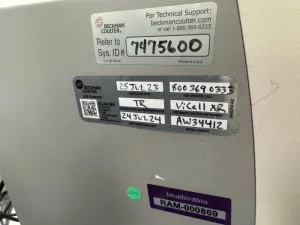 Beckman Coulter Vi-Cell XR Automated Cell Viability and Concentration Analyzer, 2 of 2