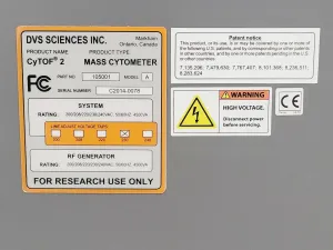 DVS Sciences Inc CyTOF 2 Mass Cytometer for High-Dimensional Single-Cell Analysis, 20 of 31