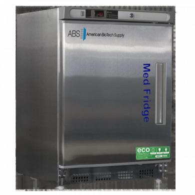 ABS 4.2 Cu. Ft. Premier Pharmacy Stainless Steel Built-In Left Hinged Freezer-cover