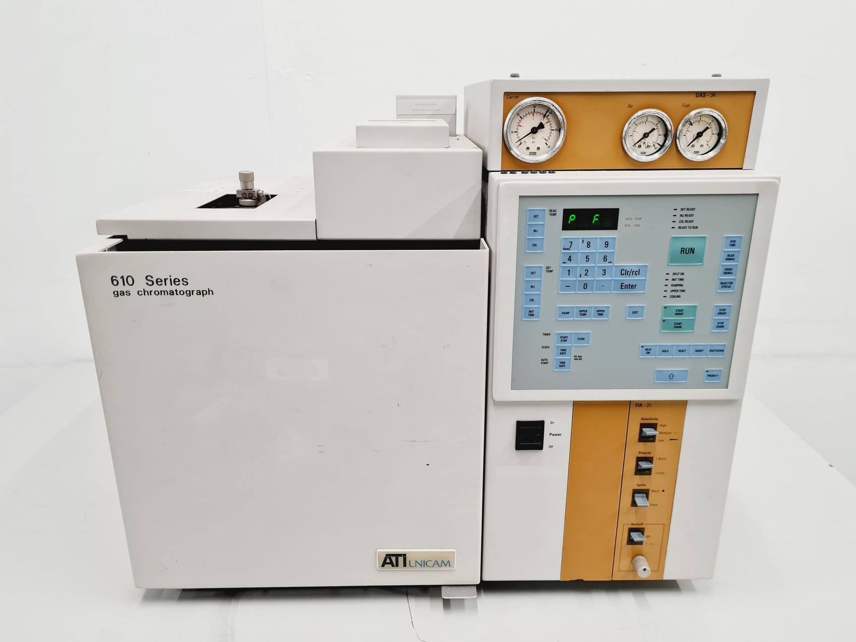 Unicam 610 Series Gas Chromatograph for Analytical Chemistry and Biotechnology