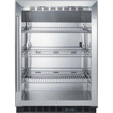 Accucold SCR610BL 5 Cu.Ft. Commercial Beverage Cooler with Glass Door and Digital Thermostat-cover