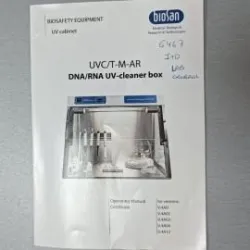 Biosan VC/T-M-AR UV-C PCR Cabinet with Stainless Steel Work Surface and UV Recirculator, 7 of 11