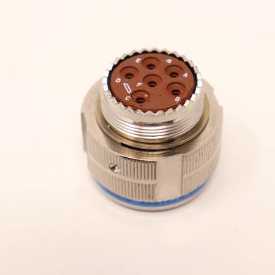 Amphenol D38999/26FE6SN MIL-DTL-38999 Series III Circular Connector, 6-Contact Crimp Socket Plug-cover