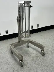 GE Axichrom 140/300 Preparative Chromatography Column with Mobile Stainless Steel Stand, 4 of 8