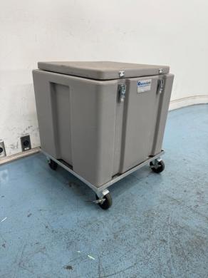 ThermoSafe Lab Miscellaneous Insulated Storage and Transport Chest with Wheeled Frame-cover