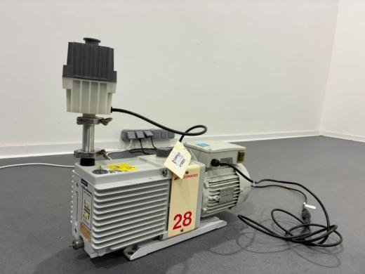 Edwards E2M28 Rotary Vane Vacuum Pump with Integrated Motor and Oil Mist Filter-cover