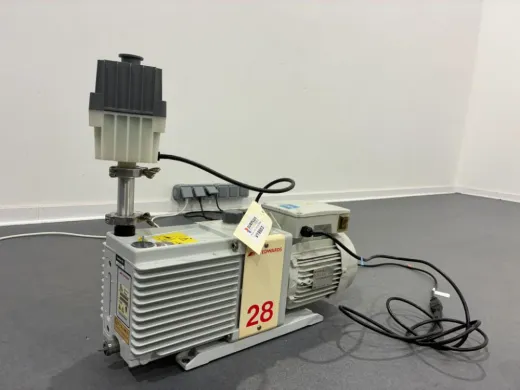 Edwards E2M28 Rotary Vane Vacuum Pump with Integrated Motor and Oil Mist Filter