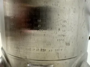 Custom Stainless Steel Reactor Vessel with Integrated Motor-Driven Pump Assembly, 3 of 4