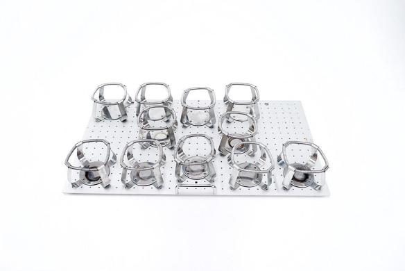 INFORS HT Universal Platform with 11 × 2000 mL Erlenmeyer Flask Holders-cover