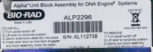 Bio-Rad PTC0200 DNA Engine Thermal Cycler 96-Well Gradient 0-105°C, 12 of 12