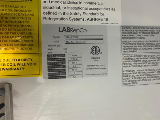 LabRepCo Ultra Double Door Laboratory Refrigerator for Sample Storage-cover