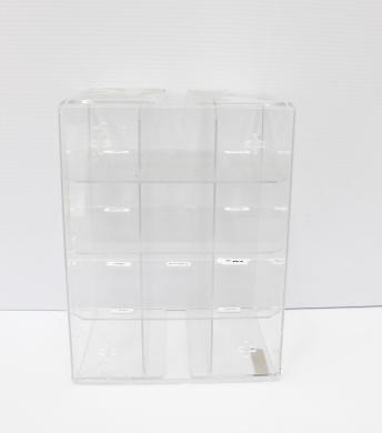 Fisherbrand 12-Compartment Clear Acrylic Safety Glasses Dispenser Standalone-cover