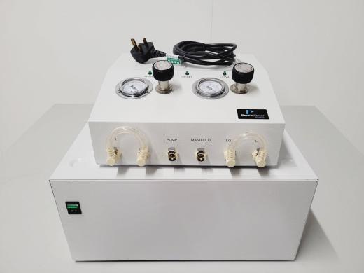 Perkin Elmer HPLC Liquid Handling DC Motor and Vacuum Control Units Lab-cover