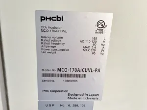 PHCBi MCO-170AICUVL-PA Cell IQ CO2 Incubator with SafeCell UV Decontamination & Dual-Wave IR CO₂ Sensing, 13 of 13