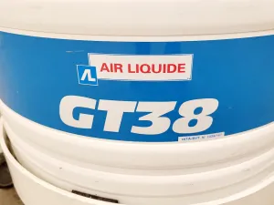Air Liquide GT38 Liquid Nitrogen Dewar with 6 Storage Cylinders, 9 of 9