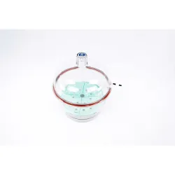 Thermo Nalgene Transparent Polycarbonate PC Desiccator 250mm with Ceramic Plate, 3 of 5