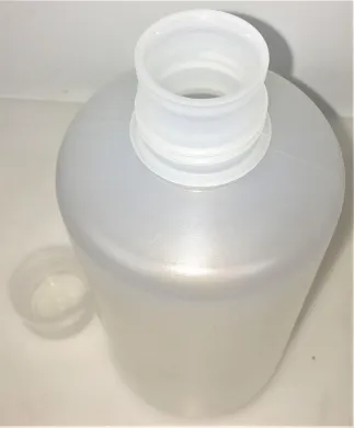 Nalgene 2006-0032 Narrow-Mouth 1L PPCO Autoclavable Laboratory Storage Bottles with Closure (Pack of 6)