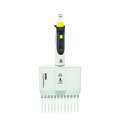 BrandTech Scientific Transferpette S-12 Multichannel M12-50, 5 to 50ul Pipette