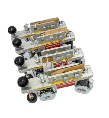 Noracon NP04M Aluminum Manual Trolley Bogie for Monorail Facade Access Systems