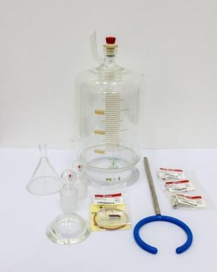 Ace Glass Flask Cylindrical Jacketed 3L Laboratory Glassware Accessory-cover