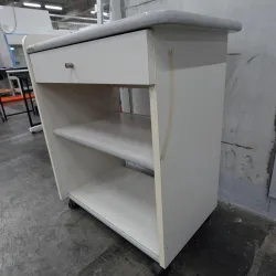 AS ONE 4489 Laboratory Utility Cart with Casters, W720×D470×H870mm, 3 of 6