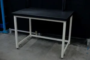 4627 Side Laboratory Workbench with Chemical Shelf and Casters, W110×D75×H80cm, 2 of 10