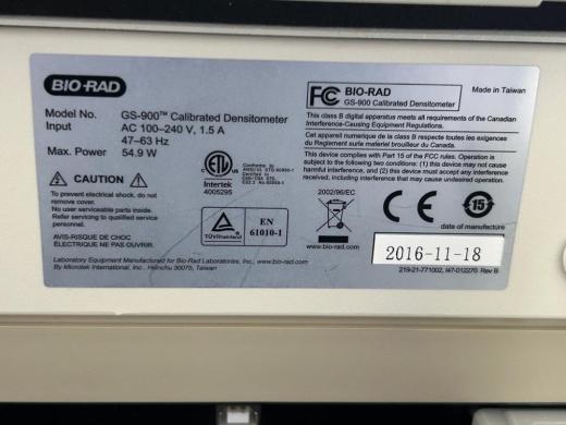 Bio-Rad GS-900 Calibrated Gel and Blot Densitometer for Quantitative Imaging-cover
