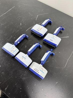 Rainin Pipet-Lite XLS Multichannel Adjustable Volume Pipettes, Set of 5-cover