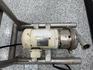 Alfa Laval Stainless Steel Sanitary Centrifugal Pump with Integrated VFD on Mobile Cart, 4 of 4
