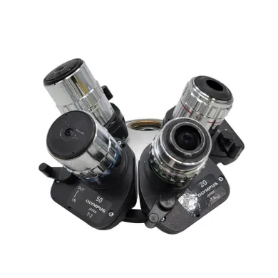 Olympus NeoSPlan DIC Nomarski Microscope Objectives and Prisms Set (5x, 50x, 100x)
