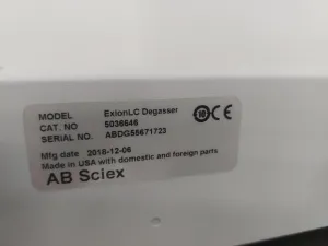 AB Sciex ExionLC Degasser Module for Liquid Chromatography Systems, 3 of 4