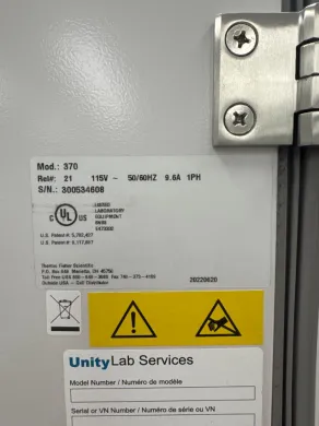 Thermo Fisher Forma Steri-Cycle Double Stack Model 370 CO2 Incubator for Cell Culture