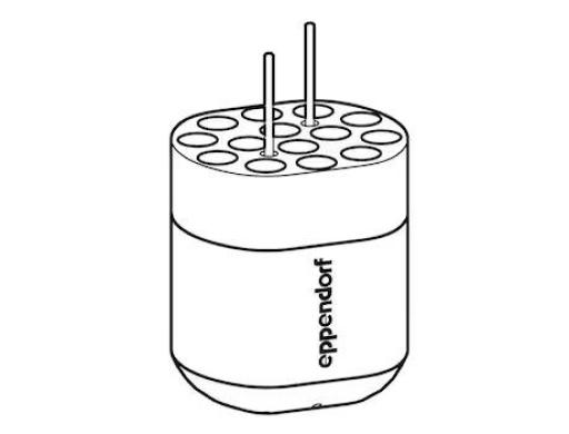 Eppendorf 14 x 2.6-8ml Adapters, Cat. # 5804789008-cover