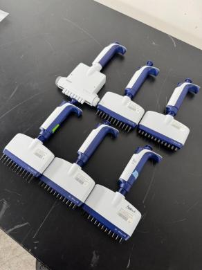 Rainin Pipet-Lite XLS Multichannel Pipettes Set of 6 for Precise Liquid Handling-cover
