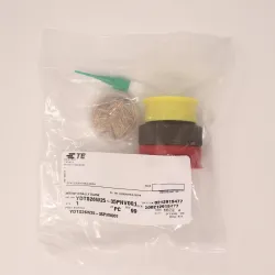 TE Connectivity D38999/26WJ35PN MIL-DTL-38999 Series III 128-Pin Circular Connector, 2 of 3