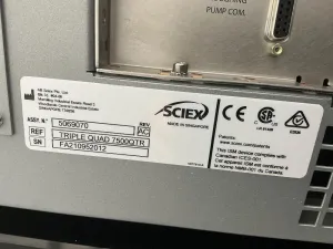 AB Sciex API 7500 Triple Quadrupole LC-MS System with Workstation and Vacuum Pumps, 4 of 4