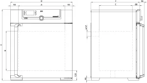 MEMMERT UN 110 Drying Oven with Natural Convection 300°C, 3 of 7