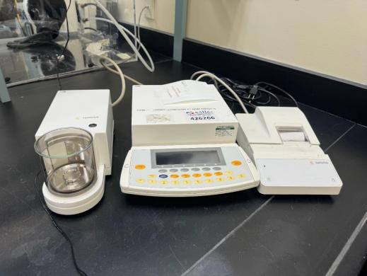 Sartorius ME 5 Precision Analytical Microbalance with Draft Shield and Thermal Printer-cover