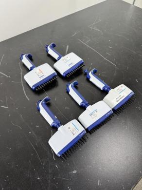 Rainin Pipet-Lite XLS Multichannel Adjustable Volume Pipettes, Set of 5-cover