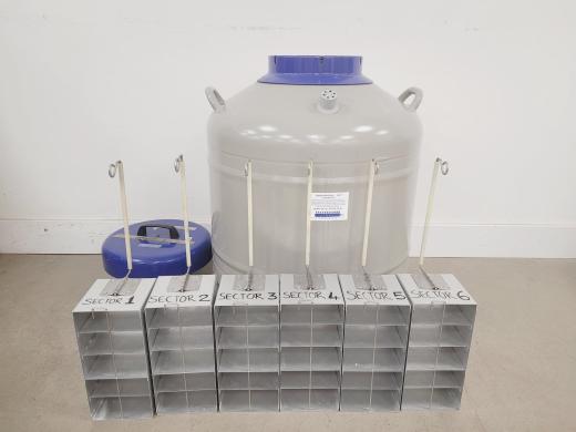 Statbourne Biorack 3000 Liquid Nitrogen Sample Storage Dewar Lab-cover