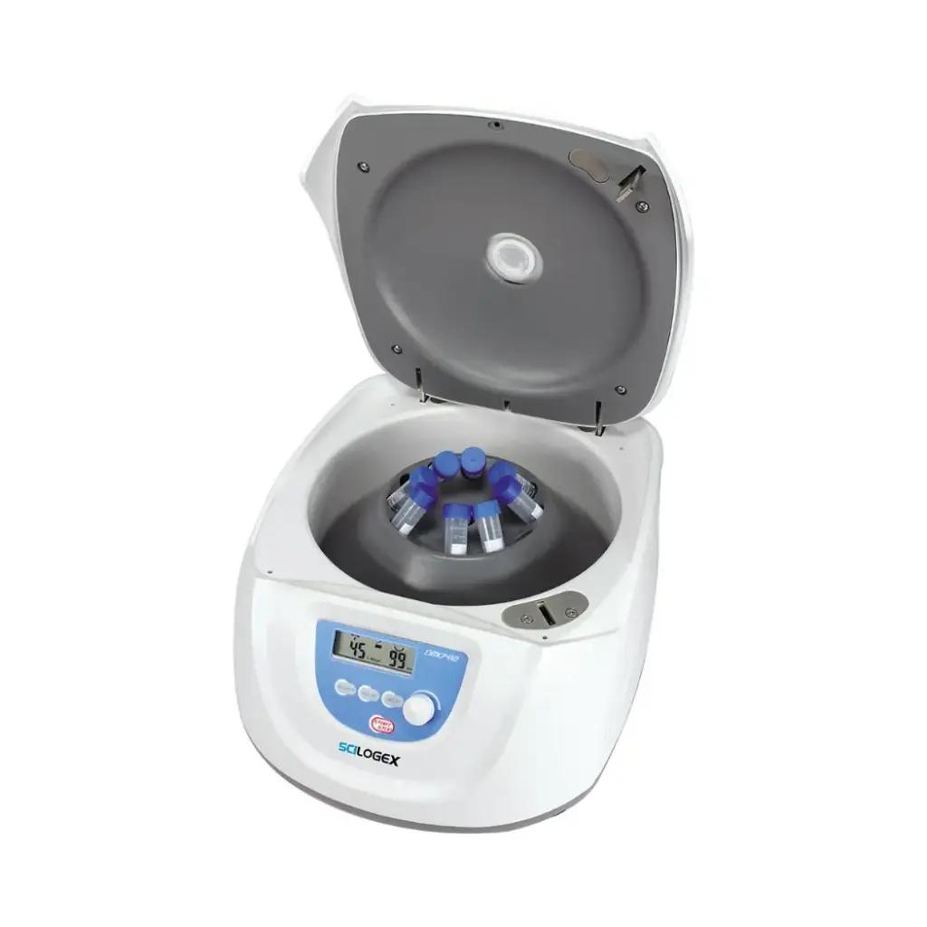 SCILOGEX SCI412 Low-Speed Clinical Benchtop Centrifuge with 8 x 1.5-15mL Capacity, 300-4500 RPM