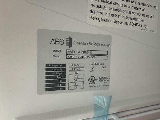 ABS Model ABT-HC-UCBI-0404 Undercounter Laboratory Refrigerator with Digital Temperature Control-cover