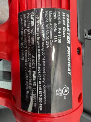 Master ProHeat PH-1100 Industrial Heat Gun for Precision Thermal Applications-cover