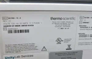 Thermo Scientific Revco CXF Compact Ultra Low Temperature (-86°C) Chest Freezer, 14 of 15